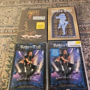 Lot Of 4 Jethro Tull Dvds- A New Day Yesterday; Jack In The Green; Etc. 2 Sealed